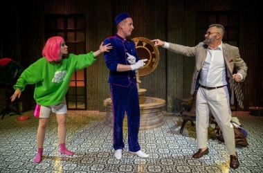 2023_01_07 Torun Teatr Wilama Horzycy w Toruniu, premiera  "Cudu" w rezyserii Grzegorza Wisniewskiego. Fot. Wojtek Szabelski / szabelski.com