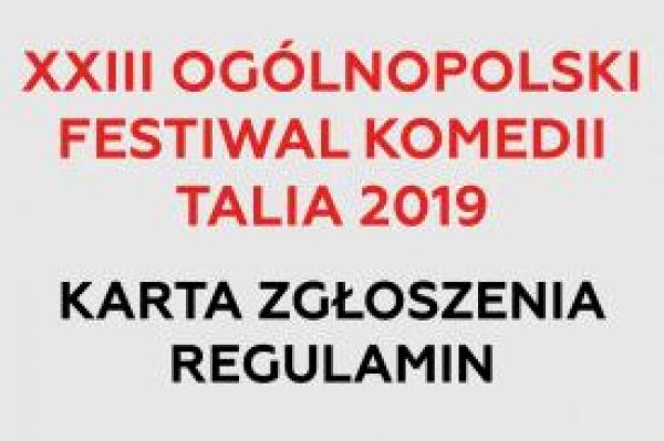 Zgłoszenia na Festiwal Talia 2019 do końca kwietnia